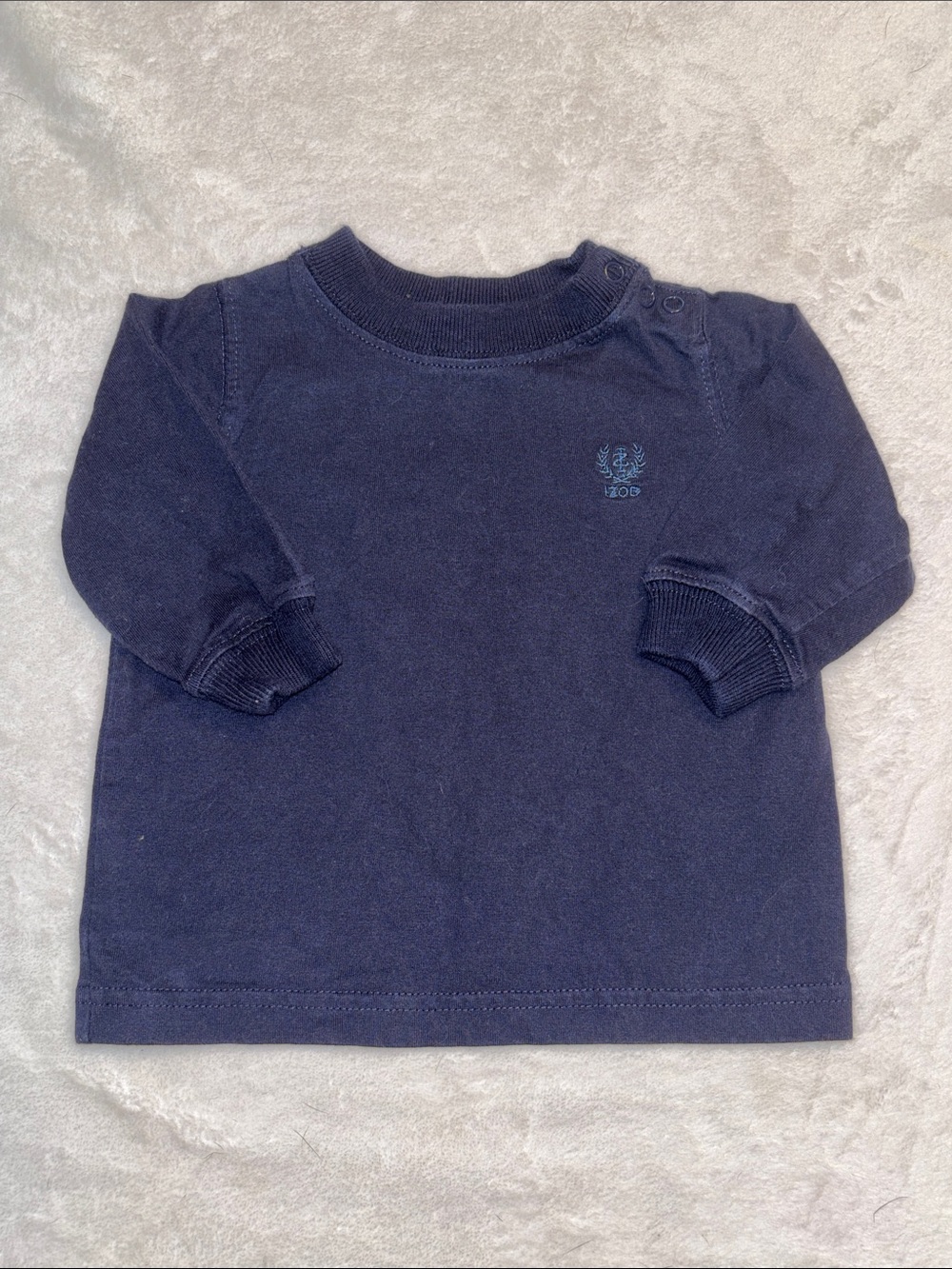 IZOD 3-6 months Navy blue Long-Sleeve Baby Top